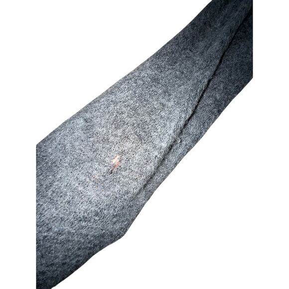 QUINCE Heather Gray Wool & Alpaca Knit Crew Neck Sweater Size M - Picture 4 of 6